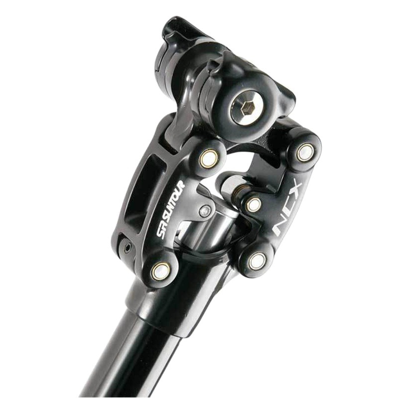 Taiwán SUNTOUR NCX Tubo de asiento de amortiguador STO 350*27.2MM Biciclo de montaña Tubo de asiento de aleación de aluminio Cubierta de polvo