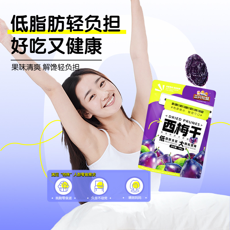 【三リス 量販プルーン/508g】肉厚、芯、甘酸っぱい、美味しい、低脂肪プルーン