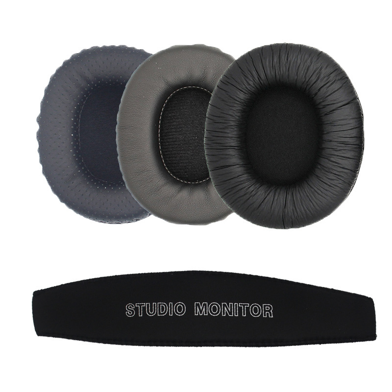 Suitable for sony sony MDR-7506 earphone cover mdR-V6 earmuffs 900ST earmuffs leather cover sponge cover accessories