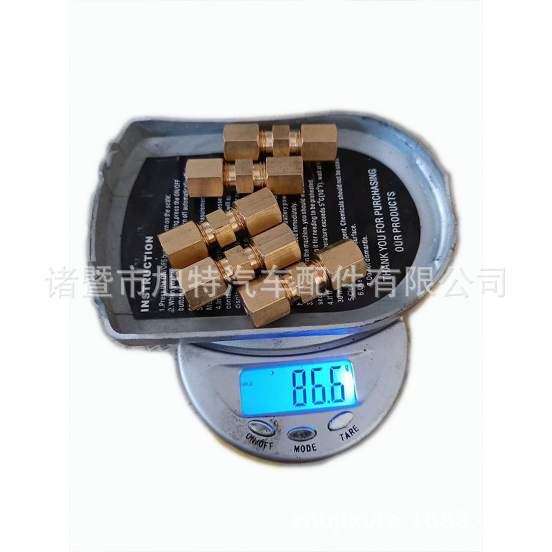 Conector de tubo de cobre conector de tubo de aceite de automóvil tubería de aceite abierta impermeable hogar Conector Universal