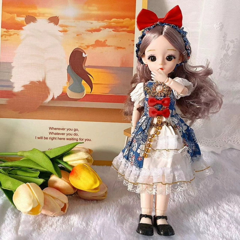 Кукла, набор принцессы, семейная игрушка, 30 см, 3D