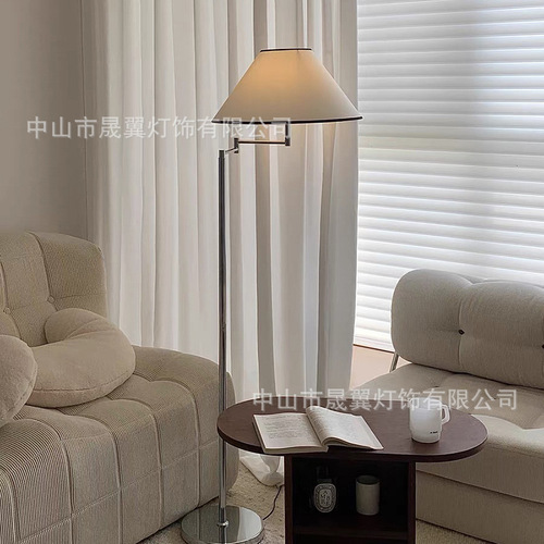 New Korean-style vintage designer wabi-sabi style bedroom study minimalist living room decorative personal floor lamp