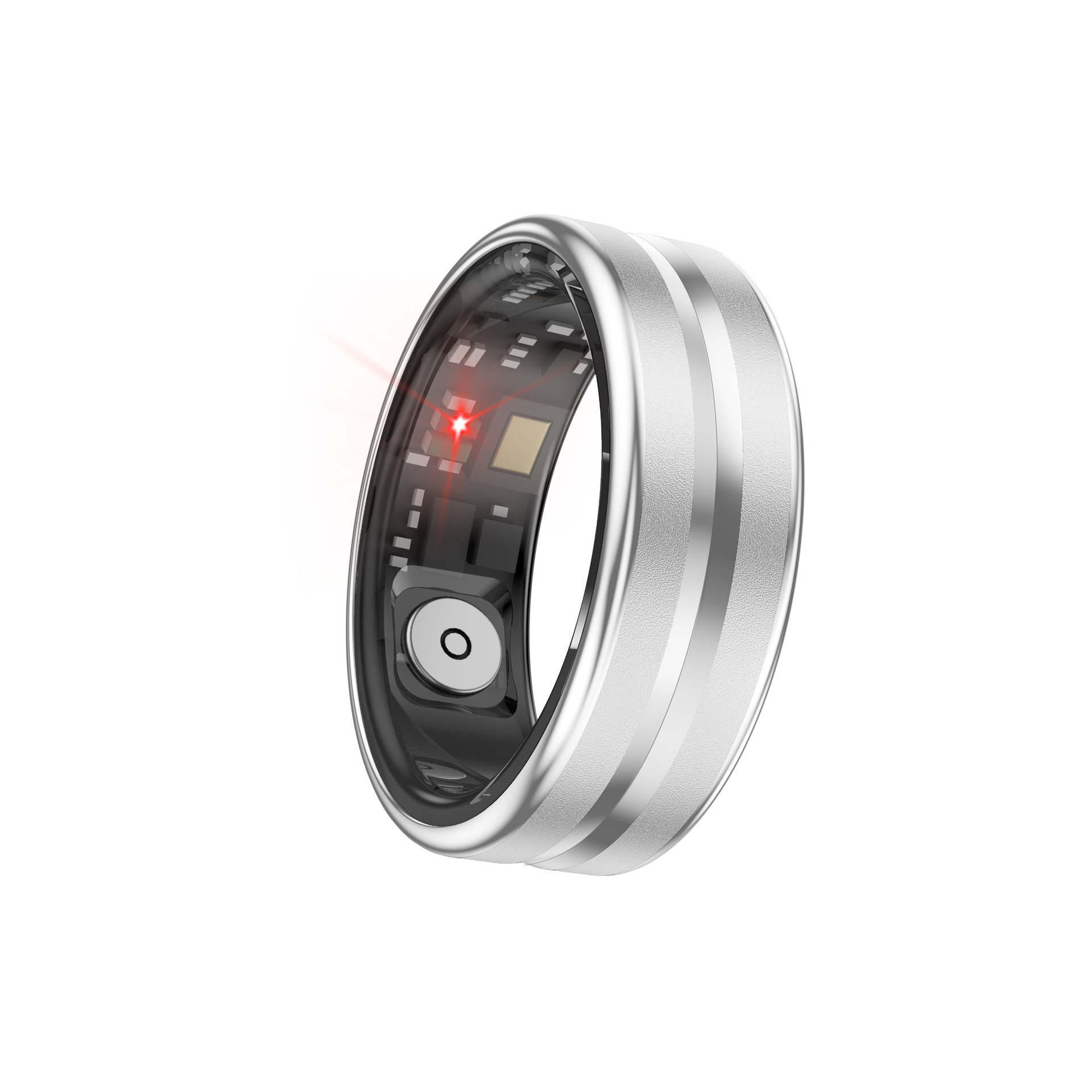 Anillo inteligente transfronterizo frecuencia cardíaca oxígeno sangre salud monitoreo del sueño hombre y mujer tecnología negra impermeable Bluetooth anillo deportivo