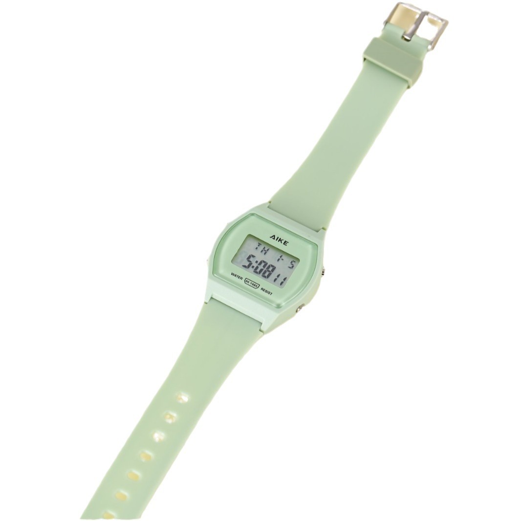 Moda nuevo reloj electrónico cuadrado simple multicolor para hombres y mujeres estudiantes de secundaria reloj multifuncional fábrica directa