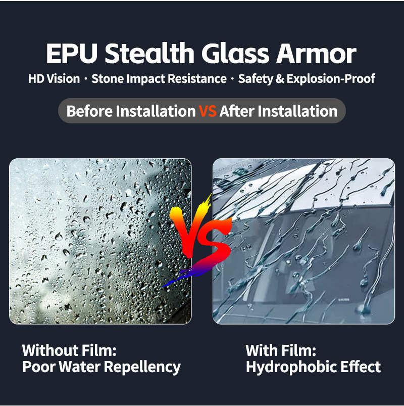 Cross-border exclusive supply of super-hydrophobic lotus leaf effect car paint protection film, self-healing, high-quality, heat-repairable TPU PPF
