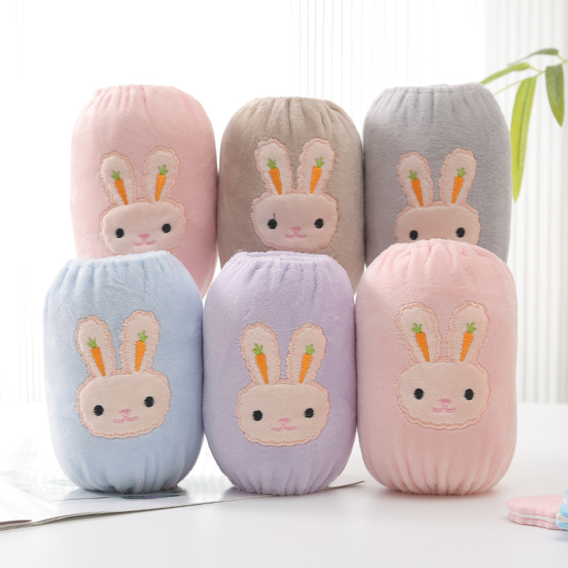 Children's sleeve cute cartoon flannel oversleeve kindergarten children infant baby anti-fouling anti-dirty oversleeve