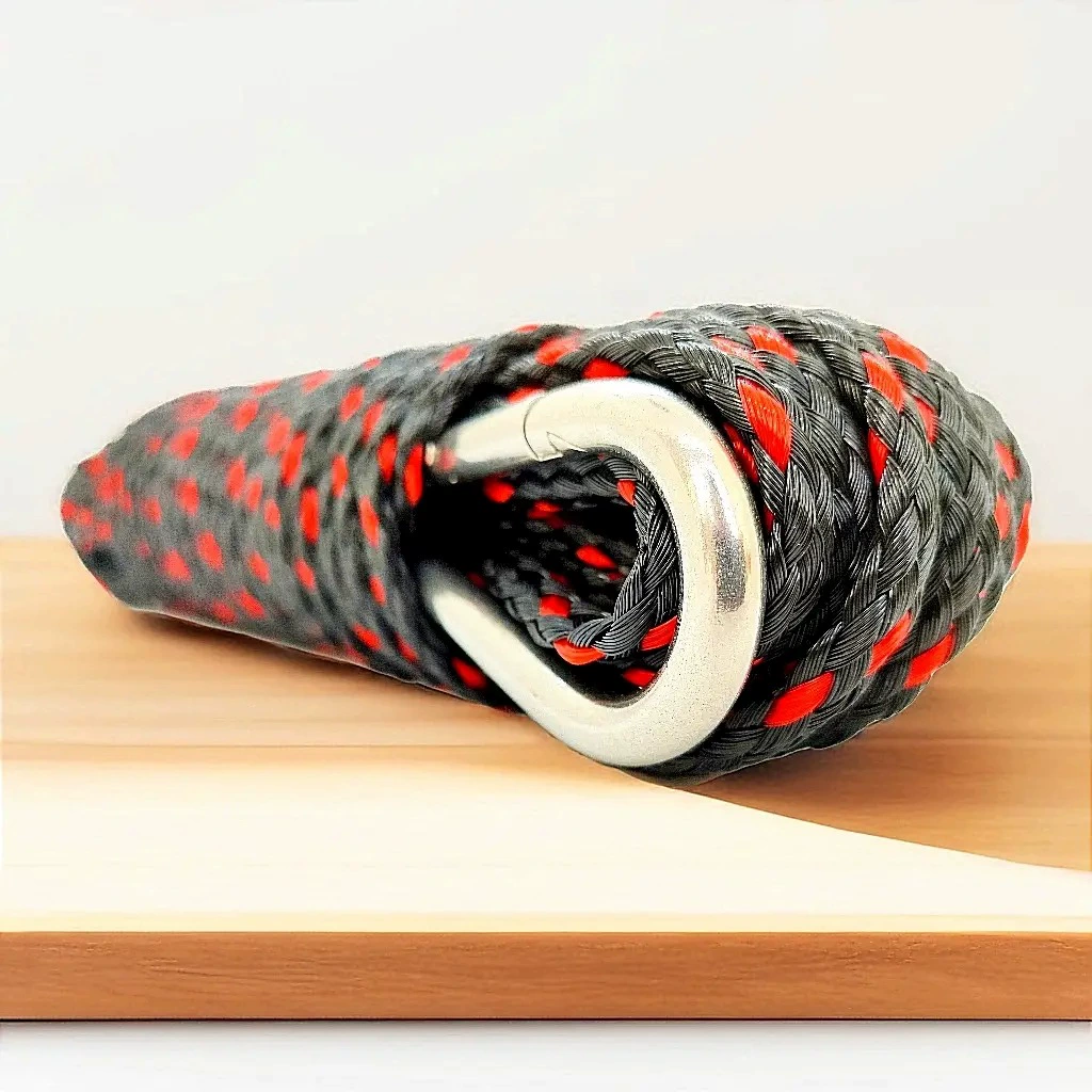 DOCK LINE анкерный трос, черный струн, красный код, поплавковая веревка, универсальный трос, кабель