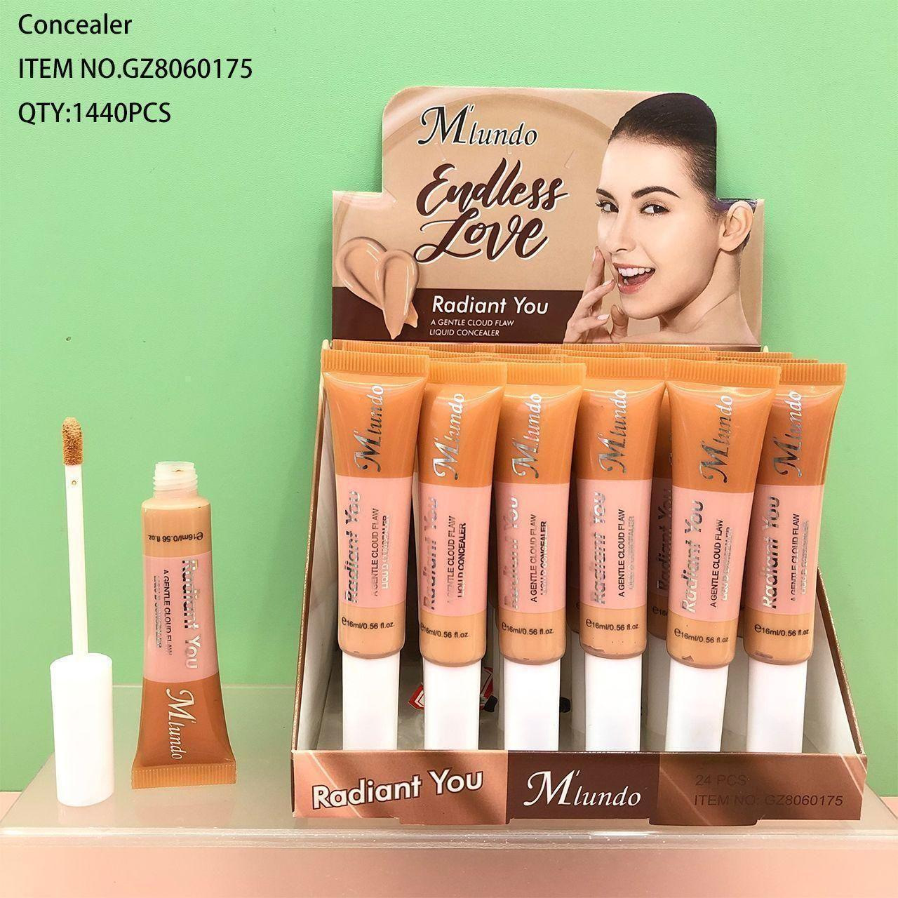 Concelador Mlundo, impermeable, anti-transpiración, duradero, no fácil de quitar el maquillaje, cubre las manchas de color, acné, desvanece las círculos oscuros.