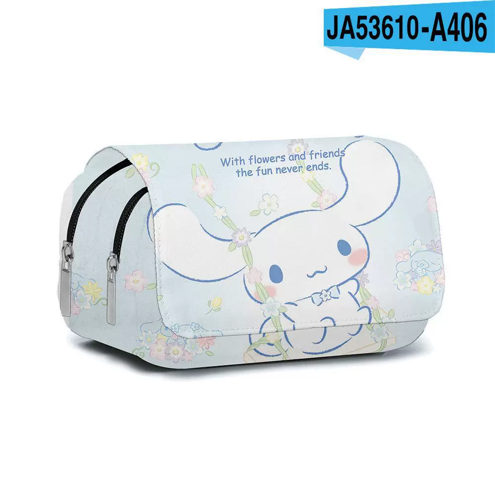 Sanrio, двойной слой футляр для карандашей, 3D, Cinnamoroll