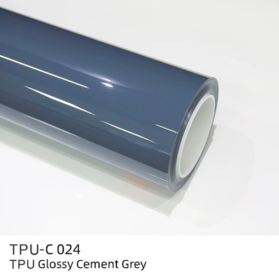 Auto Color Change Film: Black Alexander Silver Roman Red - tpu-bright-cement-gray-152m15m