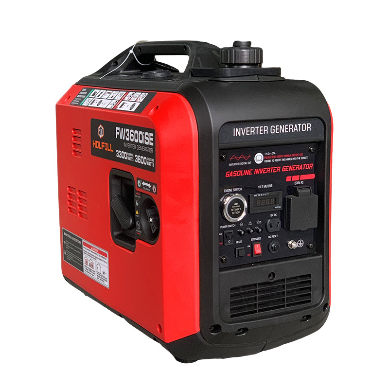 3-Kilowatt 220V Gasoline Silent Generator with Remote Control, Electric Variable Frequency, Small Portable Household Generator for Outdoor Use and Vendor Stalls