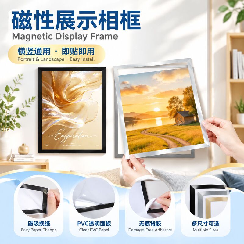 Manufacturer-customized magnetic display stickers, A4 magnetic photo frames, award wall stickers, A3 magnetic stickers, magnetic business license stickers Manufacturer-customized magnetic display stickers, A4 magnetic photo frames, award wall stickers, A3 magnetic stickers, magnetic business license stickers