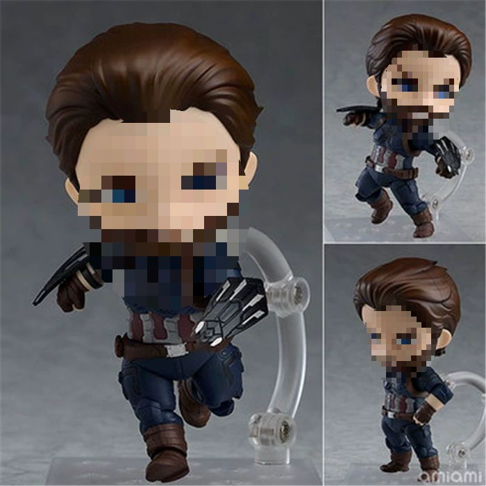 Минифигурка Marvel Heroes (Спайдермен, Капитан Америка) — глиняный стиль, коллекционные фигурки 5–10 см, разные варианты