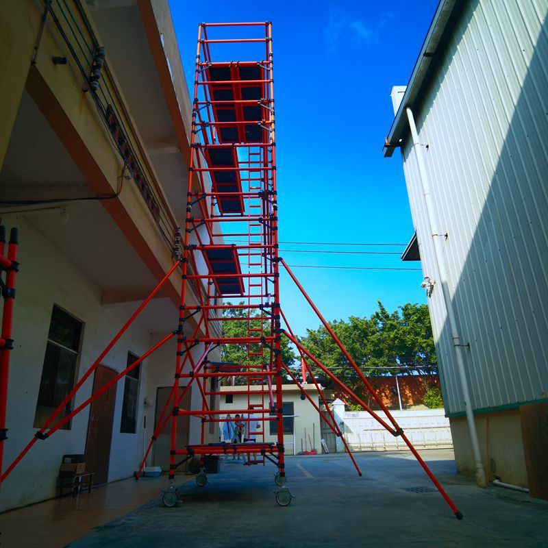 带电场所检修维护 选用绝缘脚手架平台 移动快装 承载力强