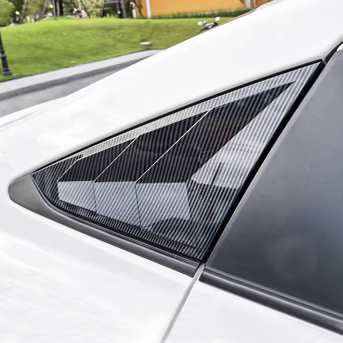 Suitable for 23-26 Models of Vios Yaris Ativ Rear Window Triangular Blinds and Window Trim Exterior Modification Accessories