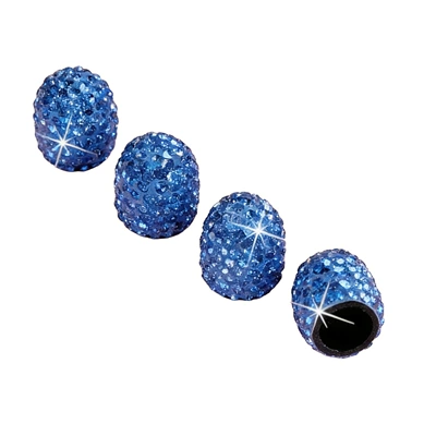 Core Covers for Cars, Diamond – valve - blue-diamond-pack-of-4