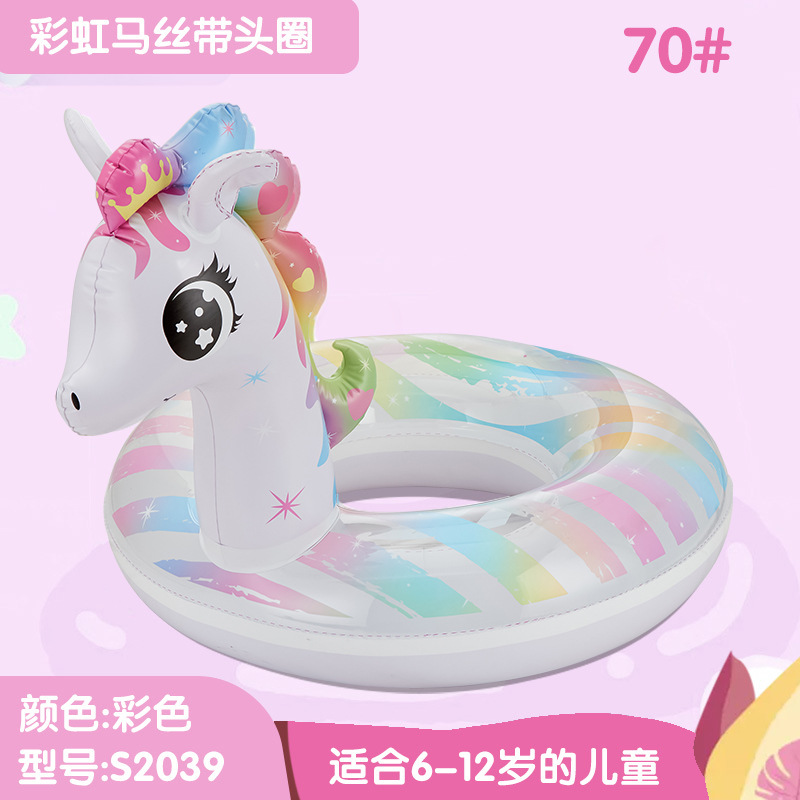 2025 nuevo anillo de natación para niños engrosado anillo salvavidas anti-vuelco, anillo flotante para niños y niñas, anillo de axila para bebés para principiantes