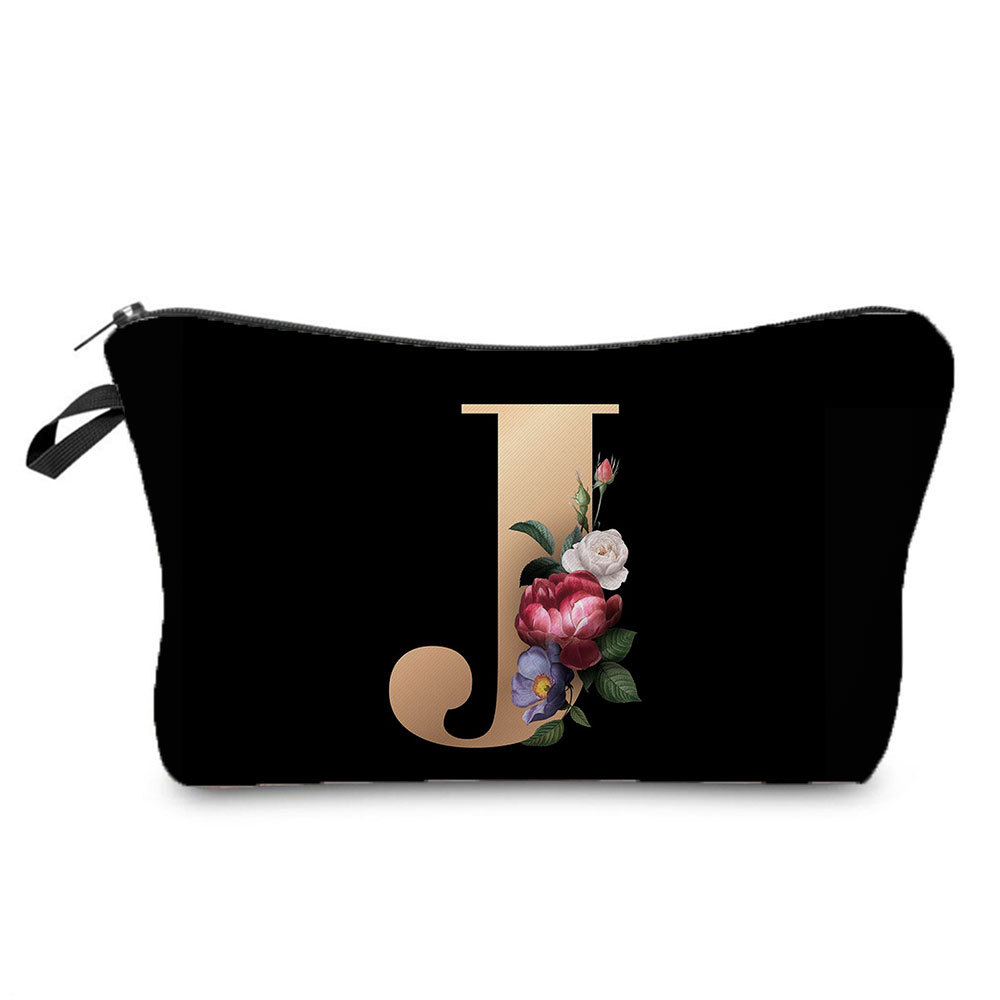Unisex All Seasons Polyester Letter Flower Cute Square Zipper Cloud Shape Bag Cosmetic Bag display picture 4