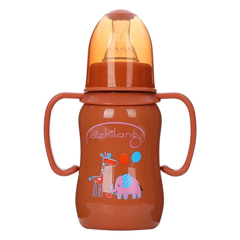 ALG внешнеторговые товары для матери и ребенка флакон для грудного молока сплошной цвет пластиковая бутылка для детской соски 125ml/280ml