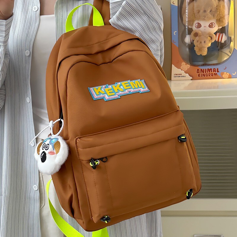 High-Looking and Fresh Schoolbags for Primary School Students in Grades 3, 4 and 5, Water-Repellent Candy-Colored Simple Backpacks for Boys and Girls