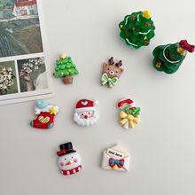 ins圣诞节装饰冰箱贴迷你吸铁石铁皮柜磁吸洞洞