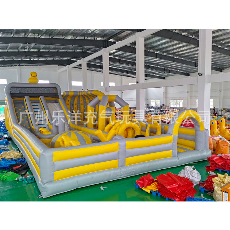 新款儿童充气城堡商场中庭航空基地蹦床广场大型充气跳床儿童滑梯