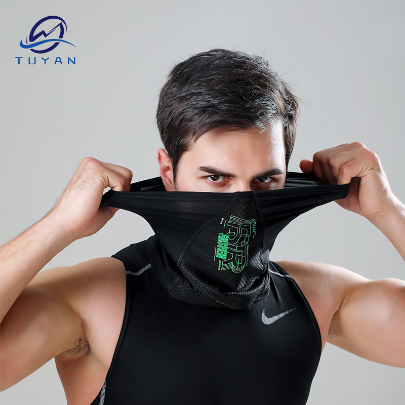 Bicycle Sunscreen Ice Silk Scarf Scarf Outdoor Fishing Magic Face Towel Multi-functional Riding Mask Sport Neck Set