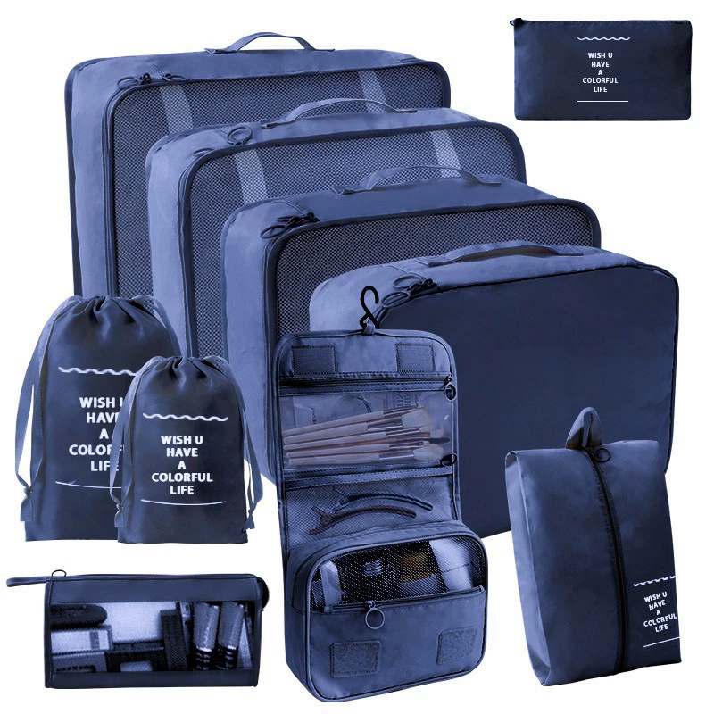 Handheld capacious storage bag, travel bag, set, organizer bag, high-quality style