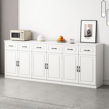 实木餐边柜北欧现代简约厨房碗柜板式置物架茶水柜客厅边柜储物柜