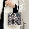 Ethnic summer fashionable shopping bag to go out, handheld lunch box, банка для хранения, purse for mother and baby, ethnic style, city style, food bag