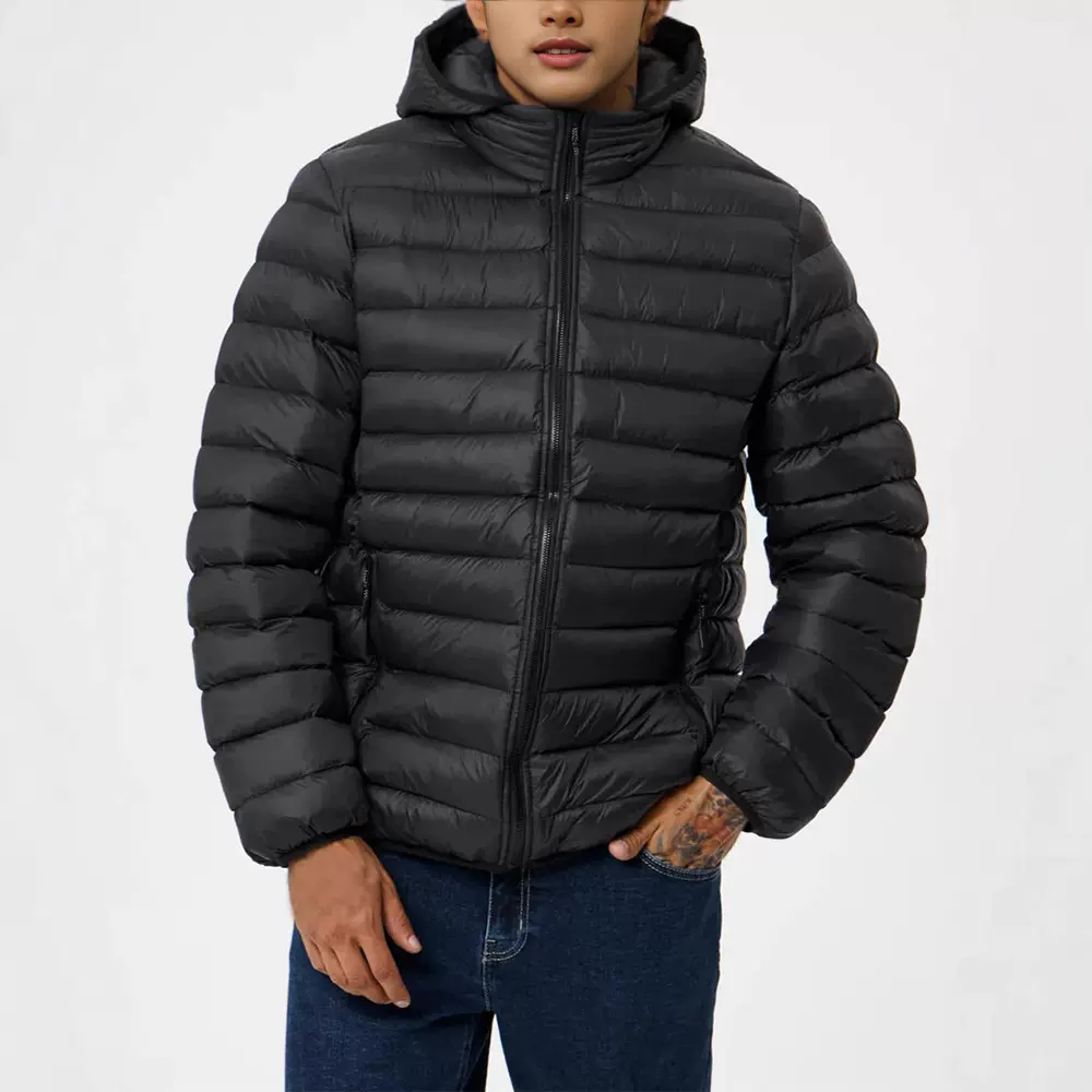 定制外贸秋冬美式休闲夹克连帽棉服跨境亚马逊欧美男女款外套批发