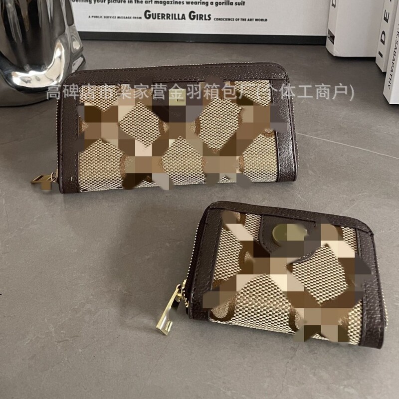 Foreign Trade European and American Folding Wallet Women's Long Multi-Card High-End Niche Hand-in-Hand Mother Bag Zipper Coin Purse for Women Foreign Trade European and American Folding Wallet Women's Long Multi-Card High-End Niche Hand-in-Hand Mother Bag Zipper Coin Purse for Women