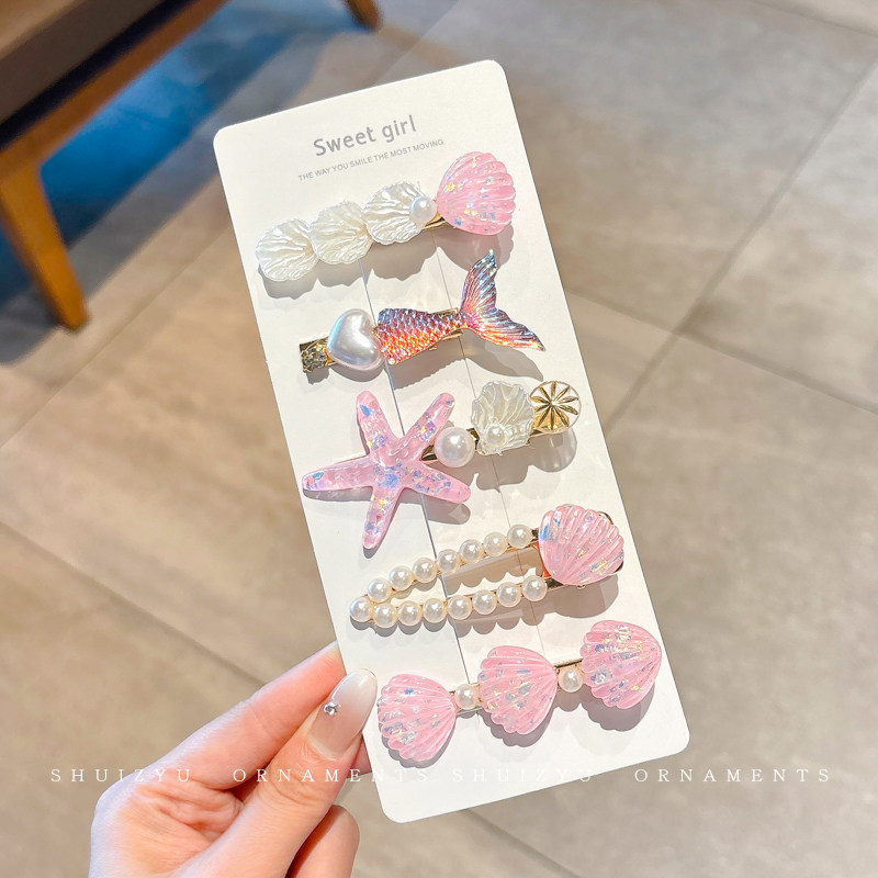 Estrellas de dopamina de verano costera coreana nicho de diseño universal lindos tocadillos broches al por mayor