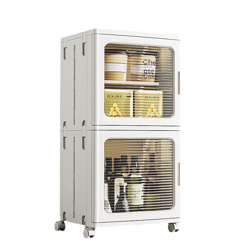 FUENTE Fábrica | Snack almacenamiento rack hogar sala de estar juguete plegable gabinete de almacenamiento de cocina estante de almacenamiento