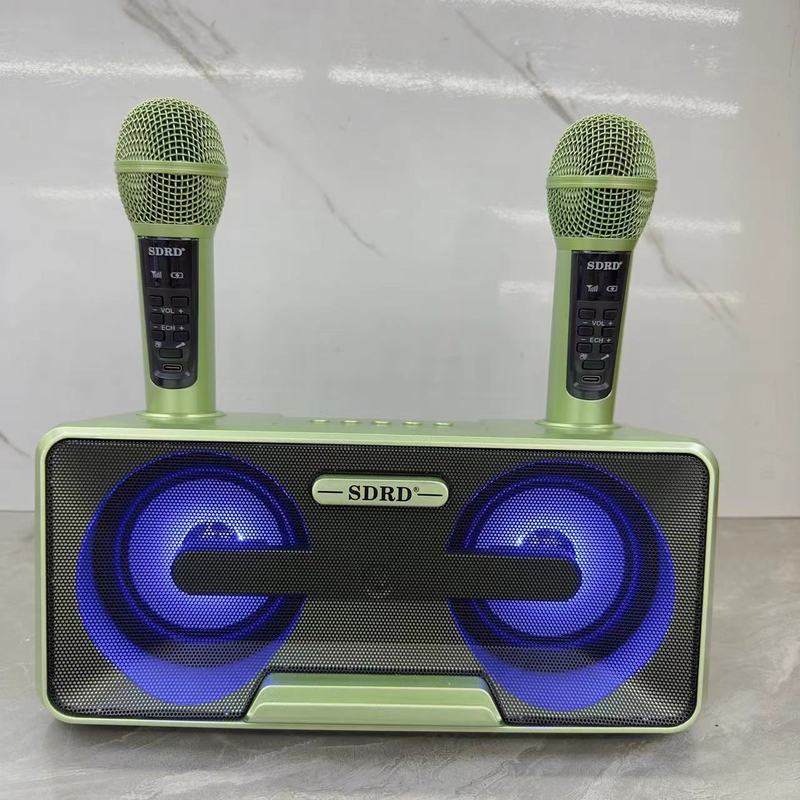 SD301Sブルートゥースオーディオk歌機無線ダブルマイク音響一体機k歌神器屋外ポータブルスピーカー|undefined