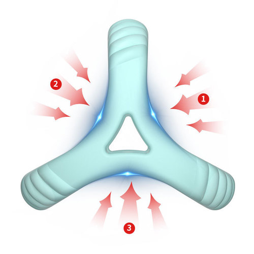 Silicone Locking Ring for Men - 836 Triple Restriction Ring - Non-Vibrating Male Sex Toy - Adult Couple's Sex Products Wholesale