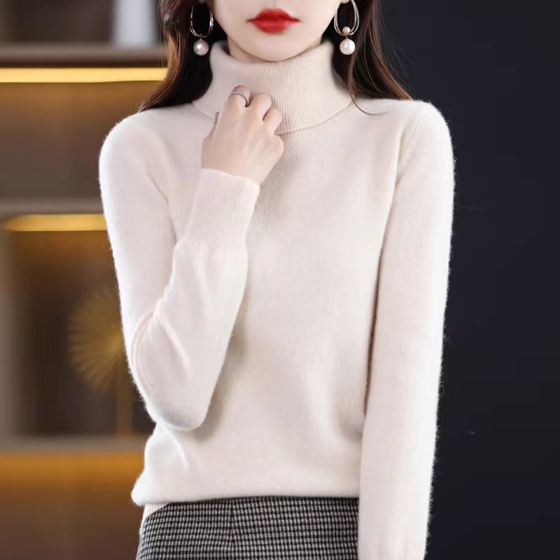 2026 New High Collar Solid Color Youth Spring/Autumn Sweater Knitted Base Shirt Top Knitwear 2026 New High Collar Solid Color Youth Spring/Autumn Sweater Knitted Base Shirt Top Knitwear