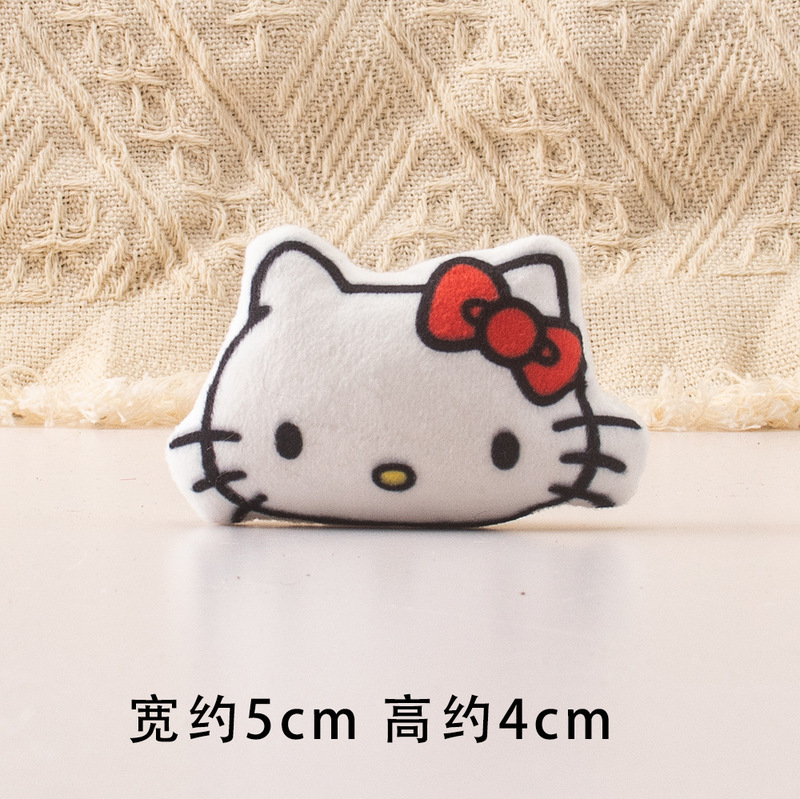 かわいいケイティぬいぐるみペンダント KT 猫ヘアアクセサリーゴムバンドヘアピン人形 DIY 服靴下帽子アクセサリー|undefined