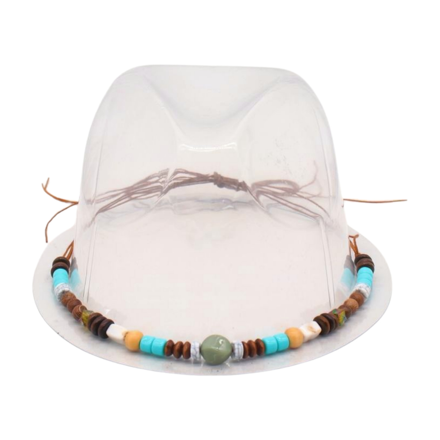 14g Weight Fascinator Hats Type Holiday, Daily Occasion turquoise Material Geometric Pattern All Seasons Season Unisex Gender Basic, Ethnic Style, Simple Style Style Unisex Basic Ethnic Style Simple Style Geometric Eaveless Hat Accessories 8