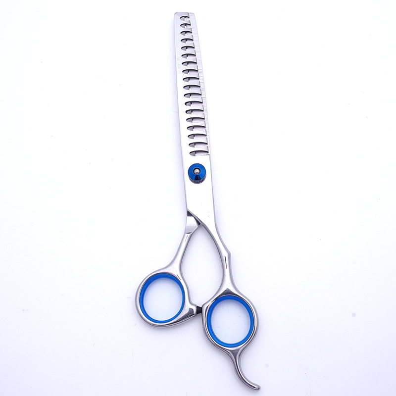 Directo de fábrica de 7 pulgadas de acero inoxidable tijeras para mascotas tijeras de corte de pelo de perro profesional tijeras de dientes finos tijeras de hueso de pescado traje