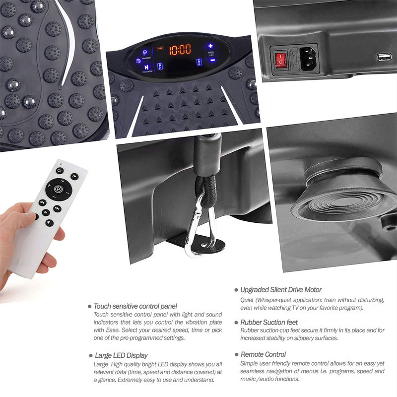 Mini Plataforma Vibratoria para Adelgazar De Pie para Ejercicio Físico en Hogar