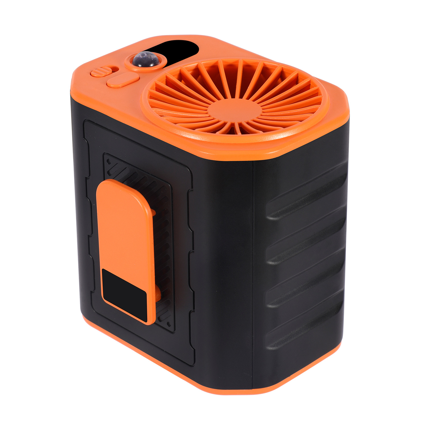 Ventilador de Cintura para Exterior — Portátil, Anticaídas, Silencioso, Recargable