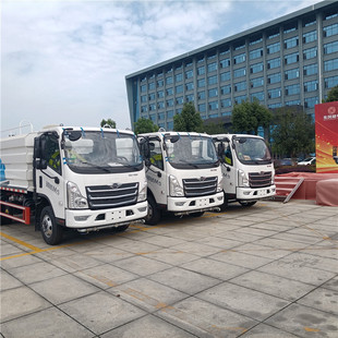 Greening and Sanitation Spray Sprinkler Truck Foton Linger M5 Blue Plate 7 Cubic Meter Sprinkler Truck