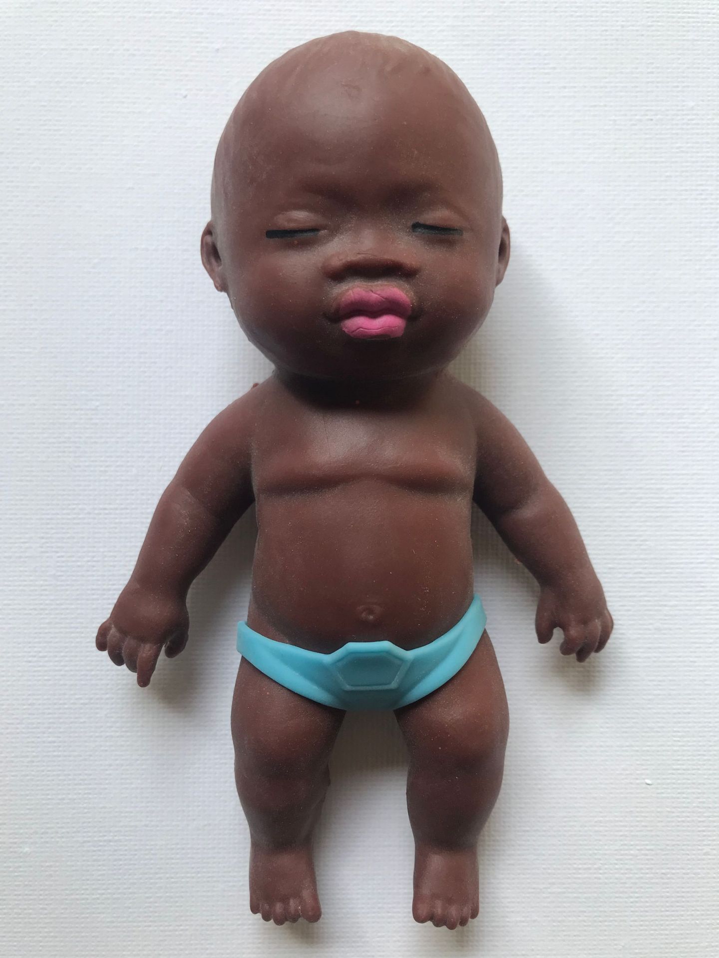 브라운(파란색바지) 13cm