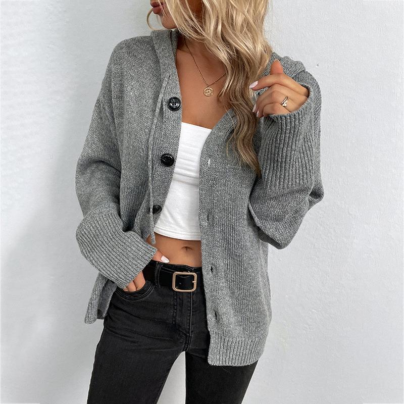 2025 New Export Aliexpress Amazon Ebay Cross-Border E-Commerce Hoodie Long-Sleeved Knitwear Cardigan Knitwear Jacket