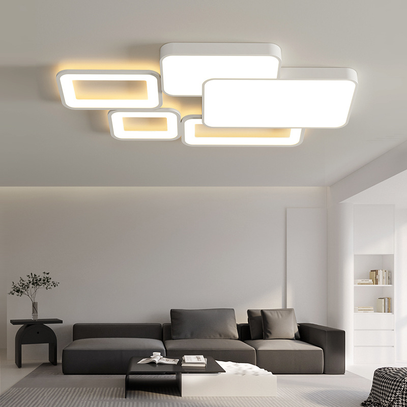 Creativo y simple, iluminación de dormitorio con techo de viento, lámpara de sala de estar, lámpara de comedor de moda, cuatro habitaciones, dos habitaciones, lámpara de casa completa.