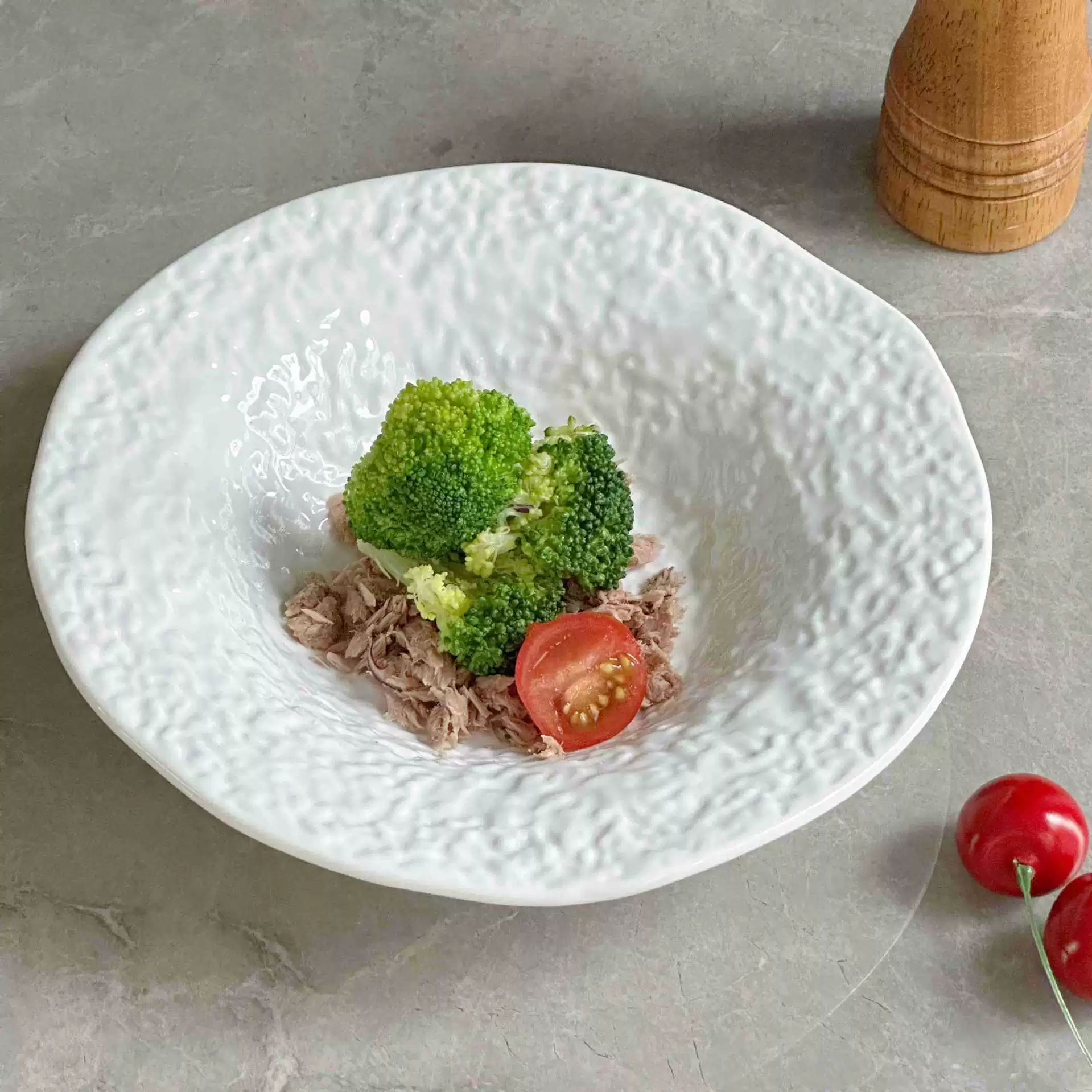 Керамическая миска для супа с рисунком камня, глубокая тарелка, набор столовых приборов, высококлассная сервировка стола, молекулярные блюда