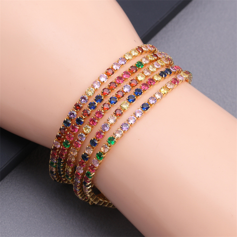 Fashion Butterfly Copper Zircon Bracelets display picture 4