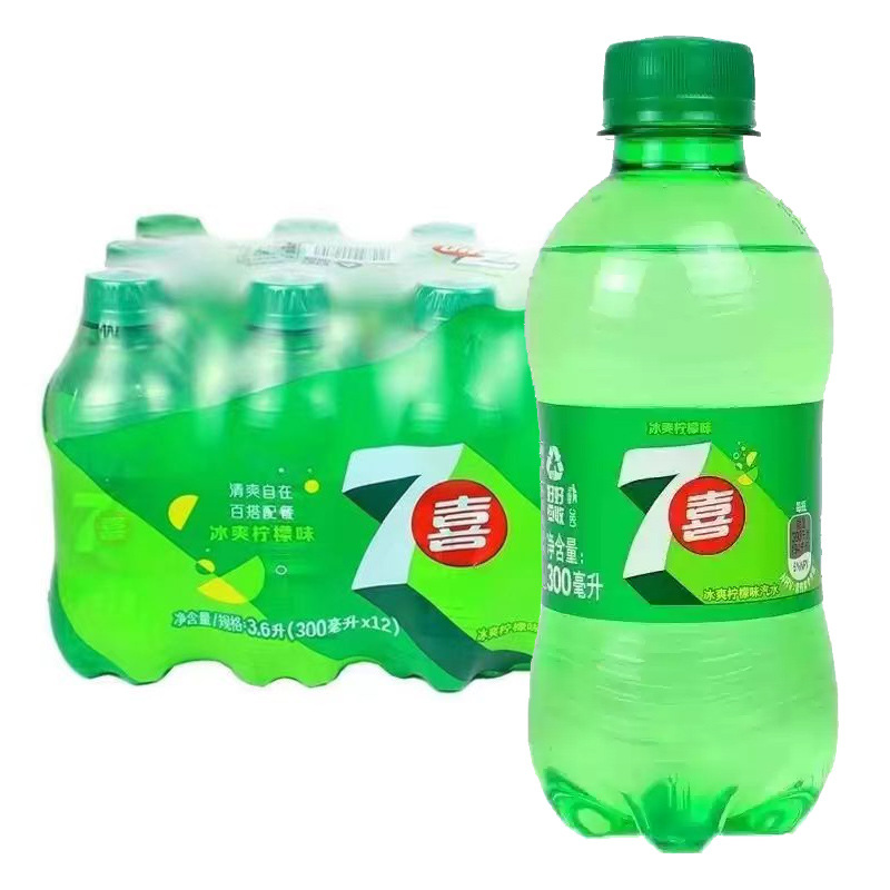 Lemon seven happiness with sugar 300ml*6 bottles