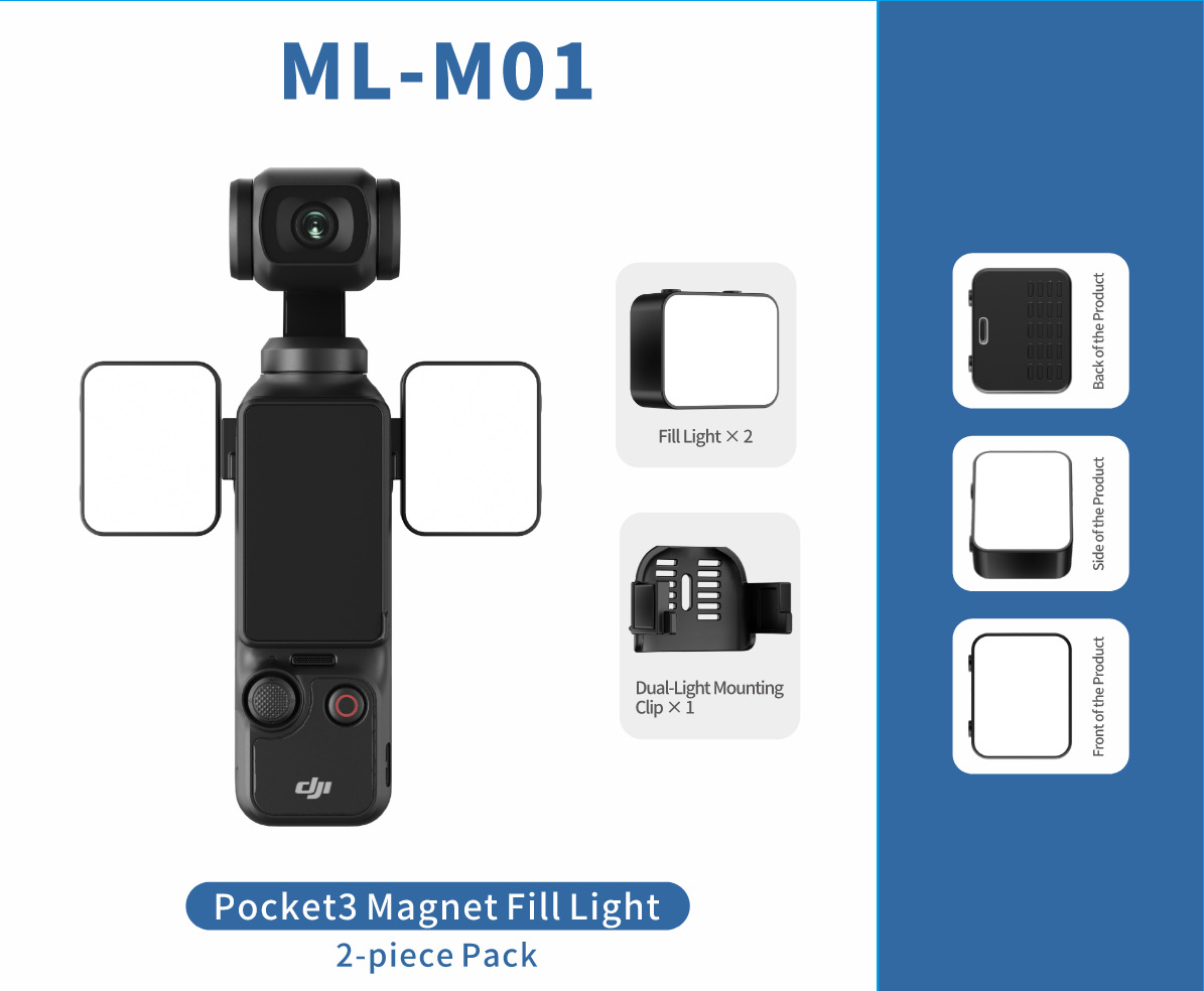 POCKET 3 fill light dual light set